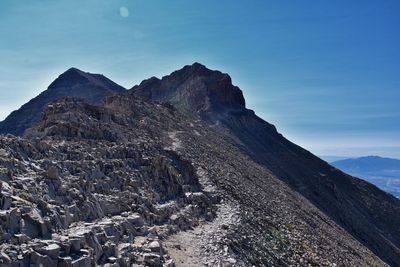 Timpanogos hiking trail landscape views in uinta wasatch cache national forest utah