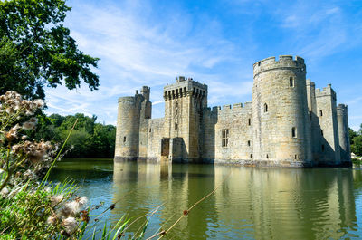 Bodaim castle in east sussex, england