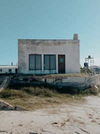 Built structure against clear sky