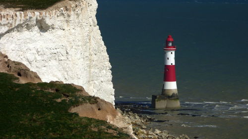 Lighthouse at sea shore