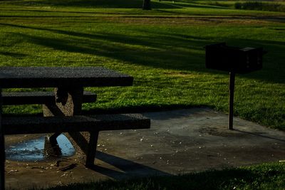 Scenic view of green grass