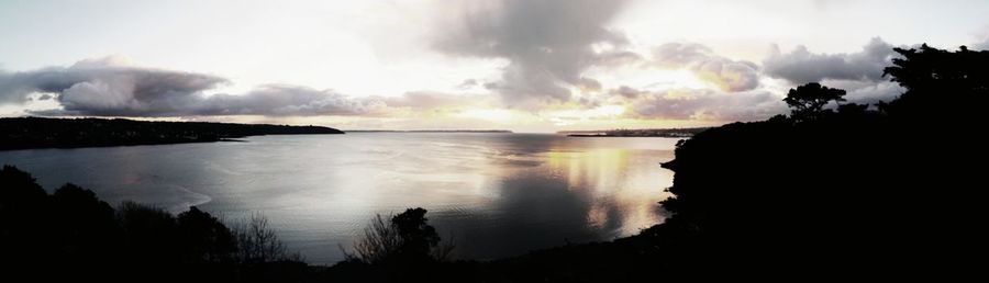 Panoramic view of sea against sky