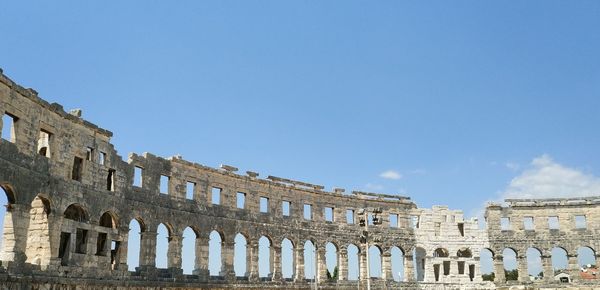 Historic building against blue sky