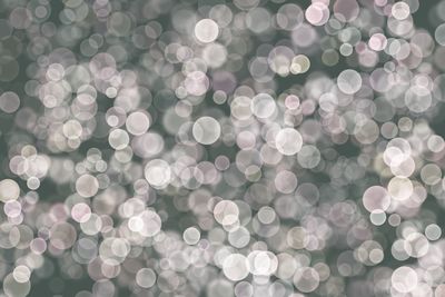 High angle view of defocused lights