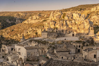 Aerial view of buildings in city