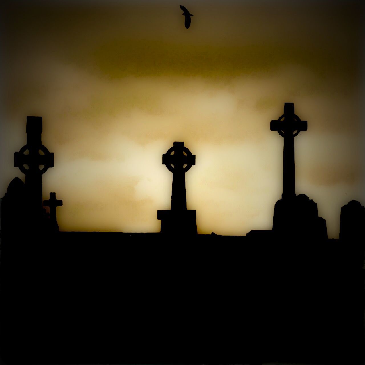 silhouette, religion, spirituality, place of worship, statue, cross, built structure, sky, sculpture, architecture, human representation, sunset, church, building exterior, art, dusk, art and craft, low angle view, famous place