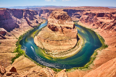 Scenic view of desert against sky