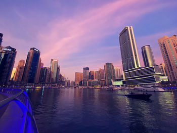 City at waterfront