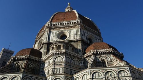 Low angle view of cathedral against clear sky