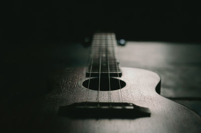 Close-up of guitar