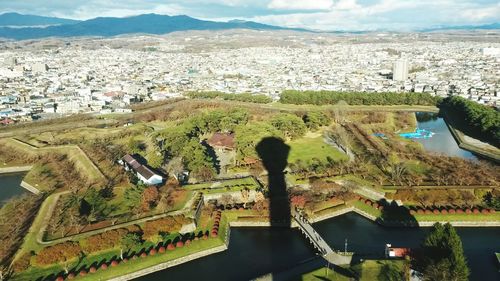 Aerial view of cityscape