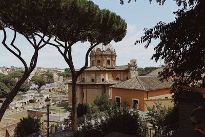Exterior of buildings against sky