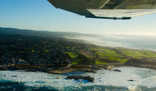 Aerial view of landscape