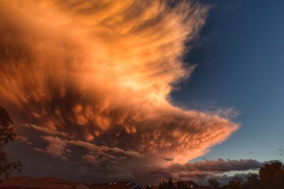 Scenic view of dramatic sky