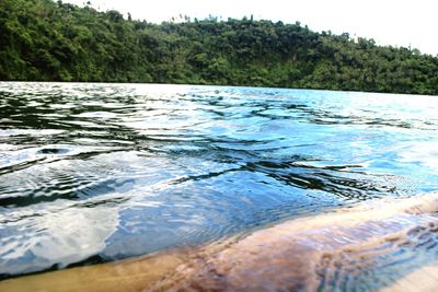 Close-up of rippled water