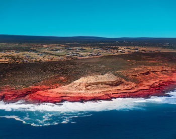 Nature's window in kalbarri national park in western australia.