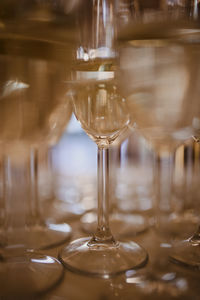 Close-up of wine glass on table