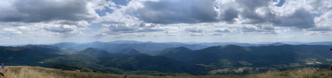 Panoramic view of landscape against sky