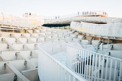 Low angle view of metropol parasol