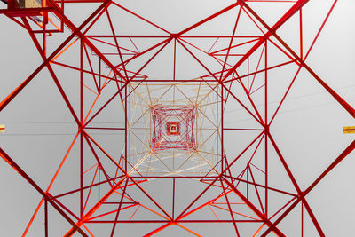 Low angle view of built structure against clear sky