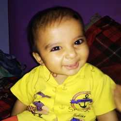 Portrait of smiling boy