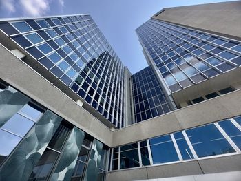 Low angle view of modern building