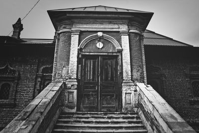 Low angle view of old building