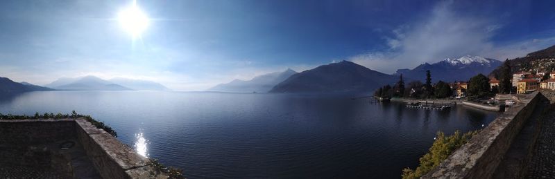 Panoramic view of sea against sky