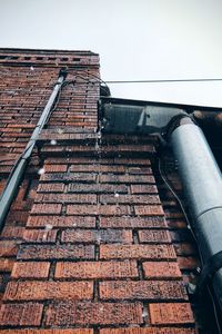 Low angle view of messy against sky