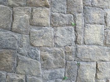 Full frame shot of stone wall