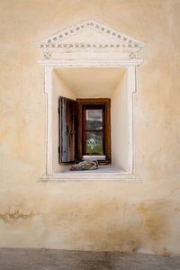 Window of old building