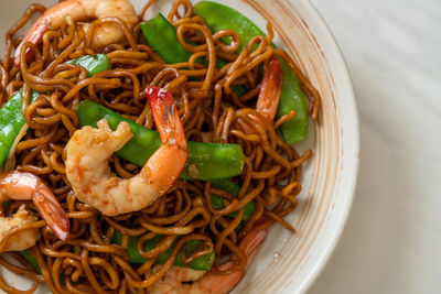 Close-up of food in bowl on table