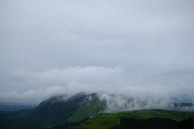 Scenic view of landscape against sky