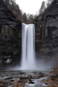 View of waterfall