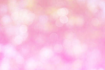 Defocused image of pink flowers