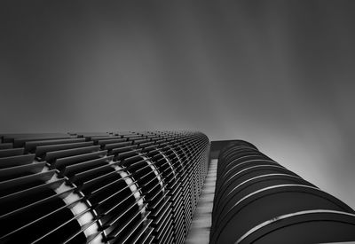 Low angle view of building against clear sky