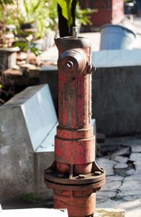 Close-up of fire hydrant