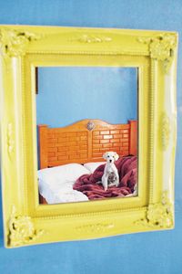 Portrait of woman sleeping on bed in building