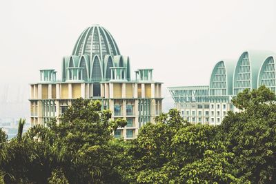 Low angle view of modern building