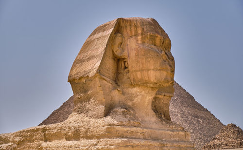 Low angle view of a rock