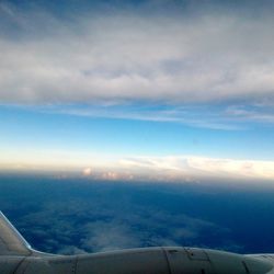 Aerial view of seascape