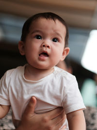 Close-up of cute baby boy