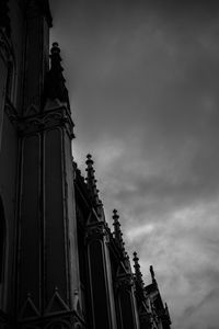 Low angle view of built structure against sky