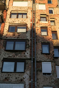 Low angle view of old building