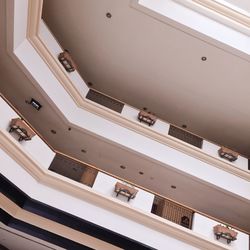 Low angle view of staircase in building