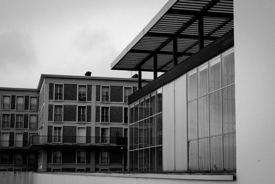 Low angle view of building against sky