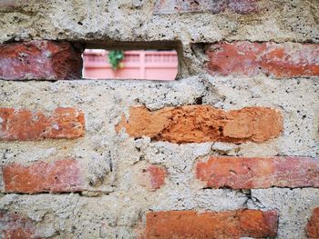 Full frame shot of brick wall