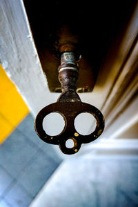 Close-up low angle view of light