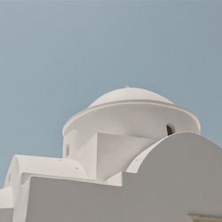 Low angle view of temple against clear sky