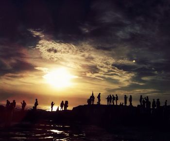 People at sunset